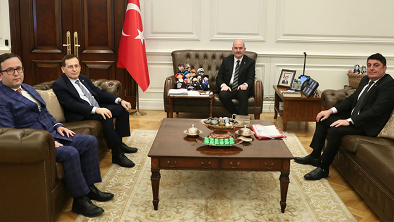 TTSO, İçişleri Bakanı Süleyman Soylu'yu ziyaret etti