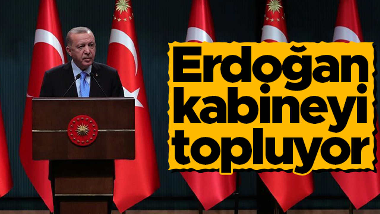 Cumhurbaşkanı Erdoğan kabineyi topluyor: İşte masadaki konular...