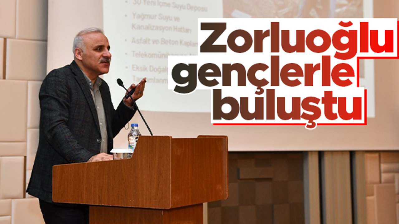 Trabzon Büyükşehir Belediye Başkanı Murat Zorluoğlu, gençlerle buluştu