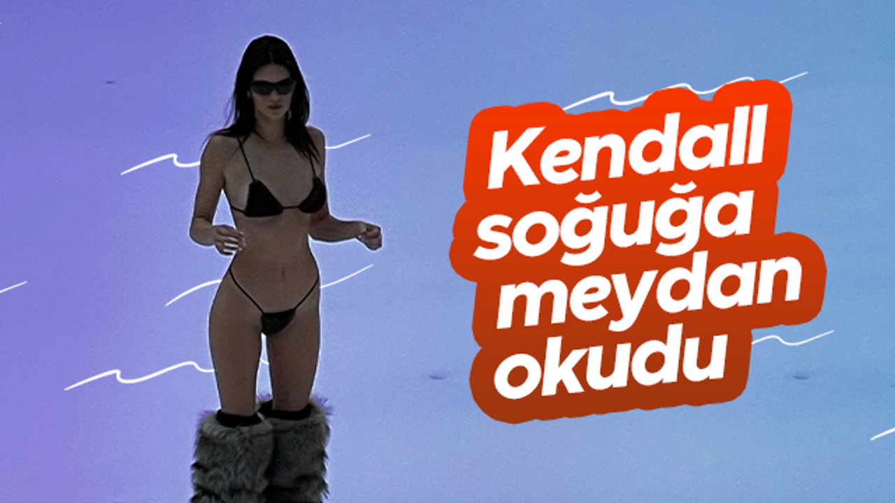 Kendall Jenner'dan -5 derecede bikinili poz
