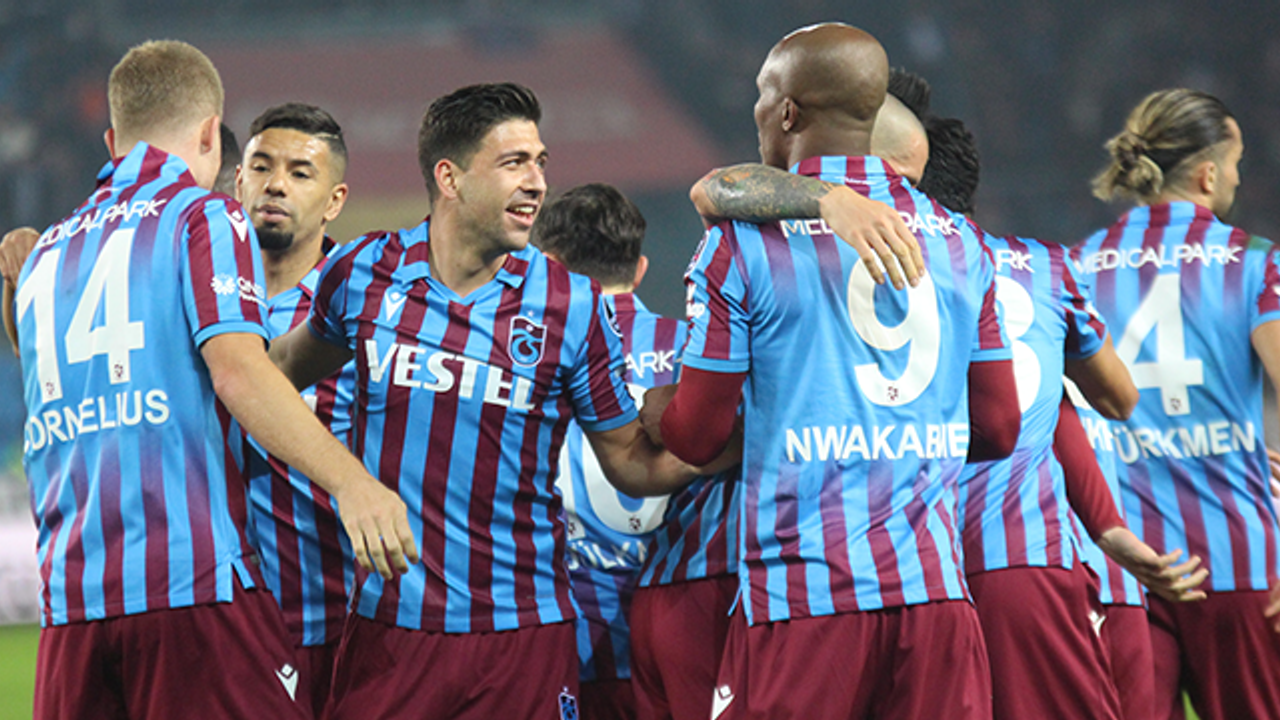 Trabzonspor en yakın rakibine 10 puan fark attı