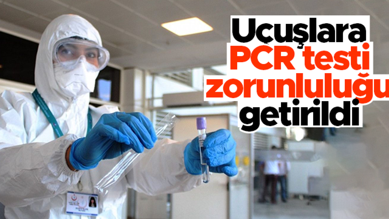 Uçakla seyahatlerde 'PCR testi' zorunluluğu
