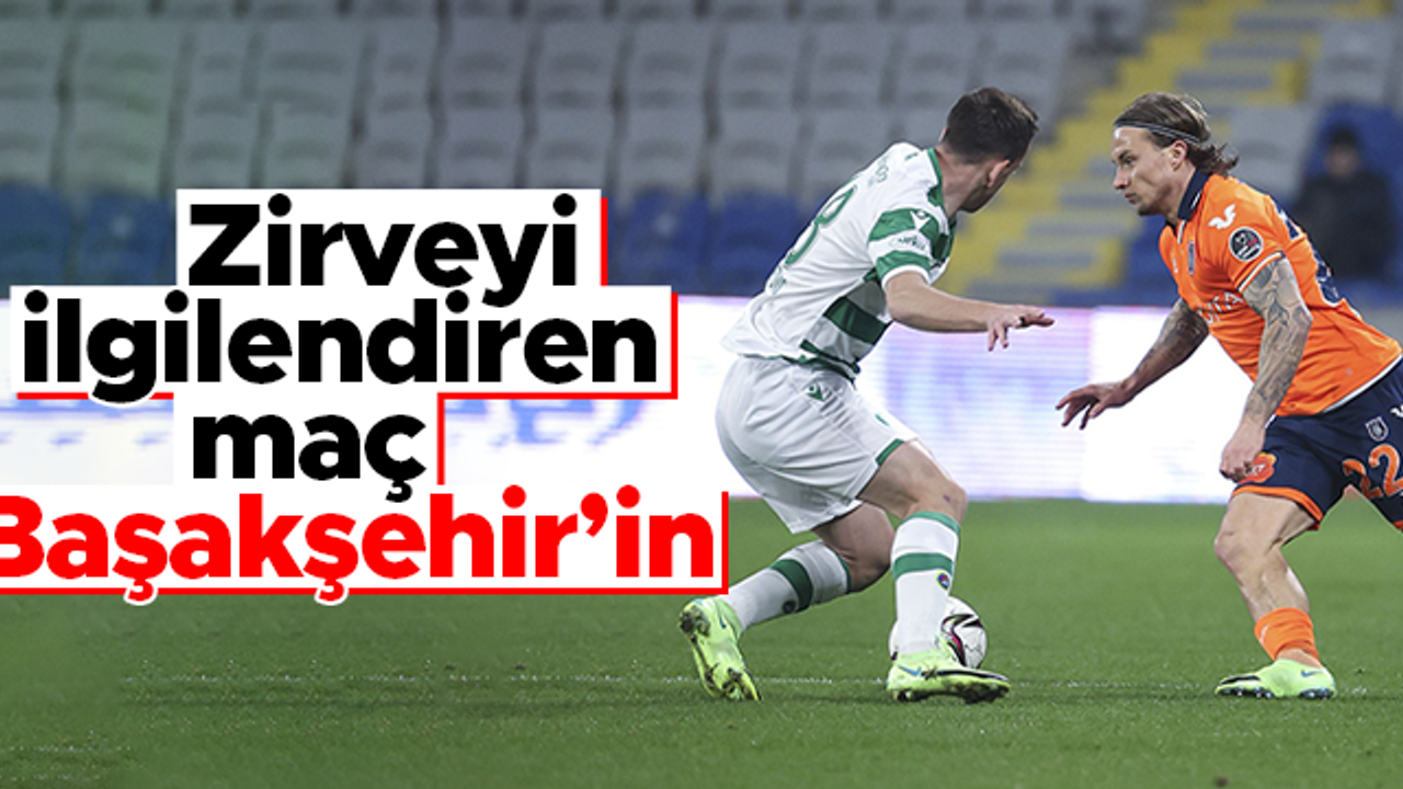 Başakşehir, Konyaspor'u 2-1 mağlup etti