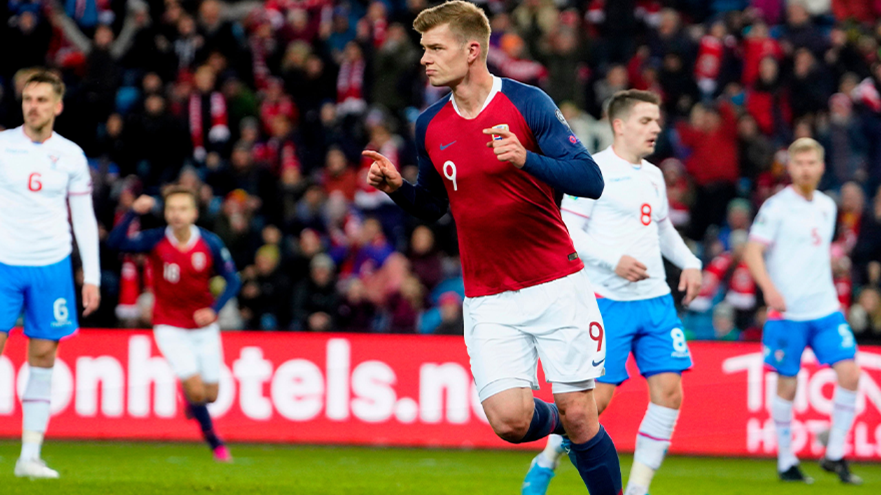 Haaland ve Sörloth şov yaptı; Norveç Ermenistan'a gol oldu yağdı