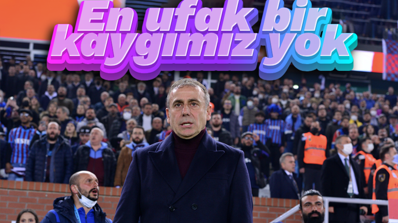 Abdullah Avcı Trabzonspor Karagümrük maçının ardından açıklamalarda bulundu