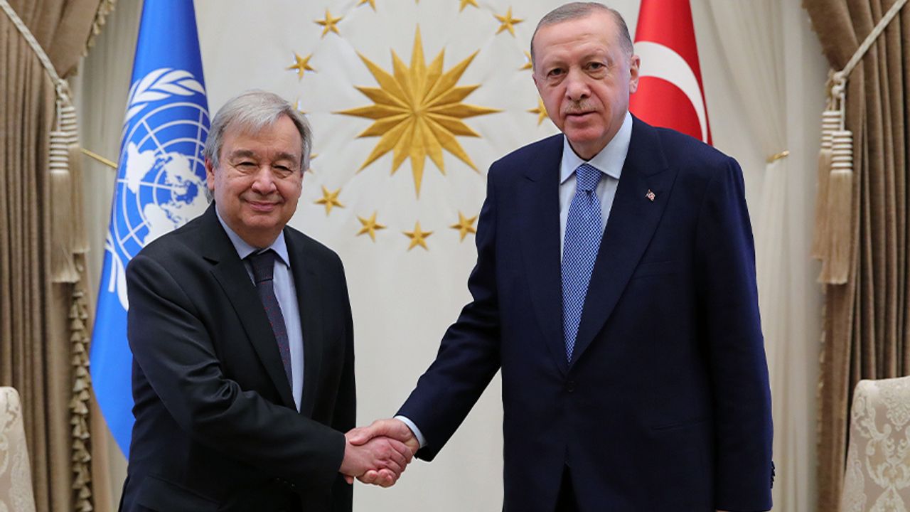 Erdoğan ve Guterres, Rusya-Ukrayna krizini değerlendirdi