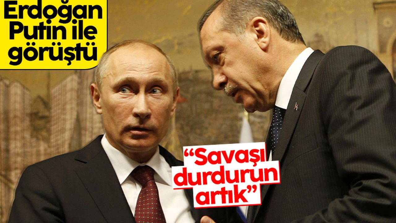 Cumhurbaşkanı Erdoğan ile Vladimir Putin görüştü