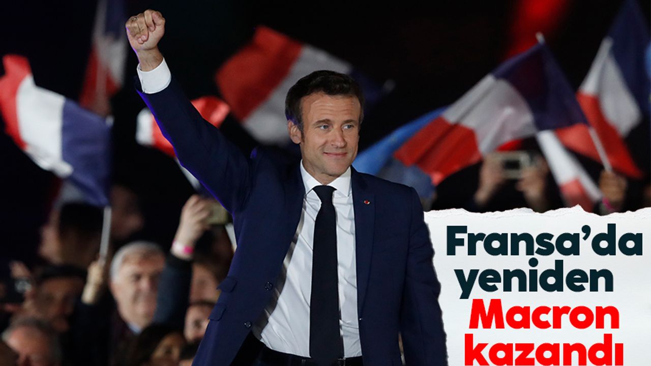 Macron’dan zafer konuşması: “Birçok yurttaşım beni desteklemek için değil, aşırı sağı engellemek için bana oy verdi”