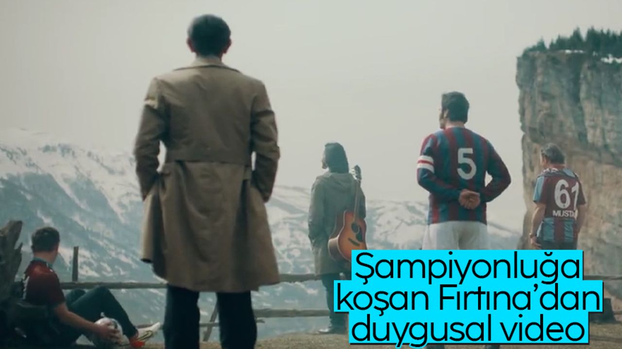 Trabzonspor'dan 'Mutluluğa kurşun sıkma' videosu