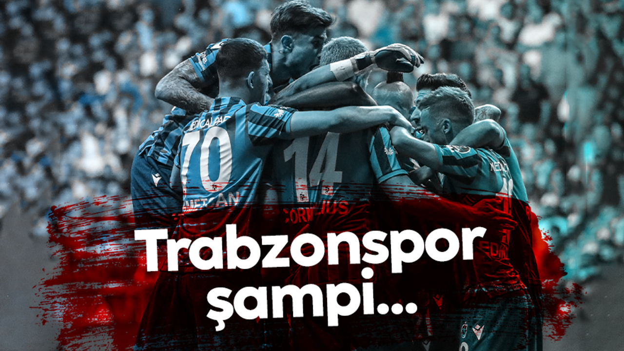 Trabzonspor şampiyonluk yolunda