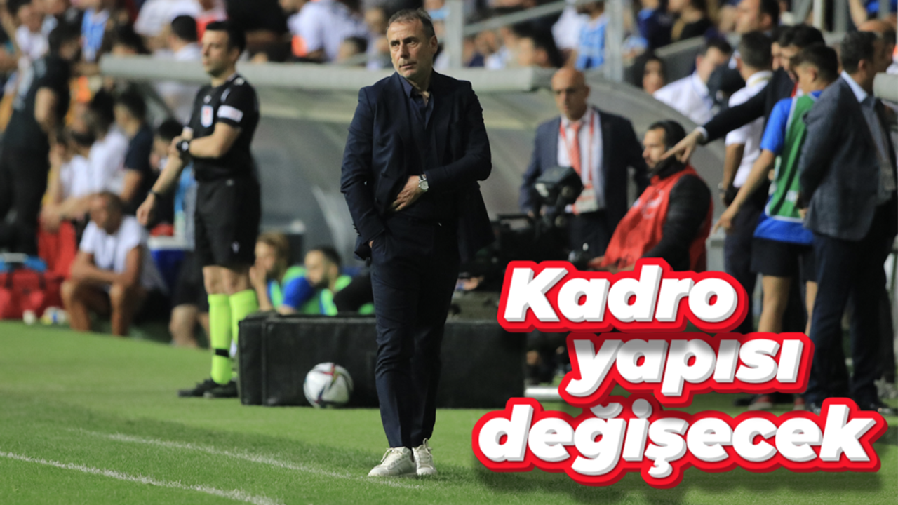 Trabzonspor'da kadro yapısı değişecek