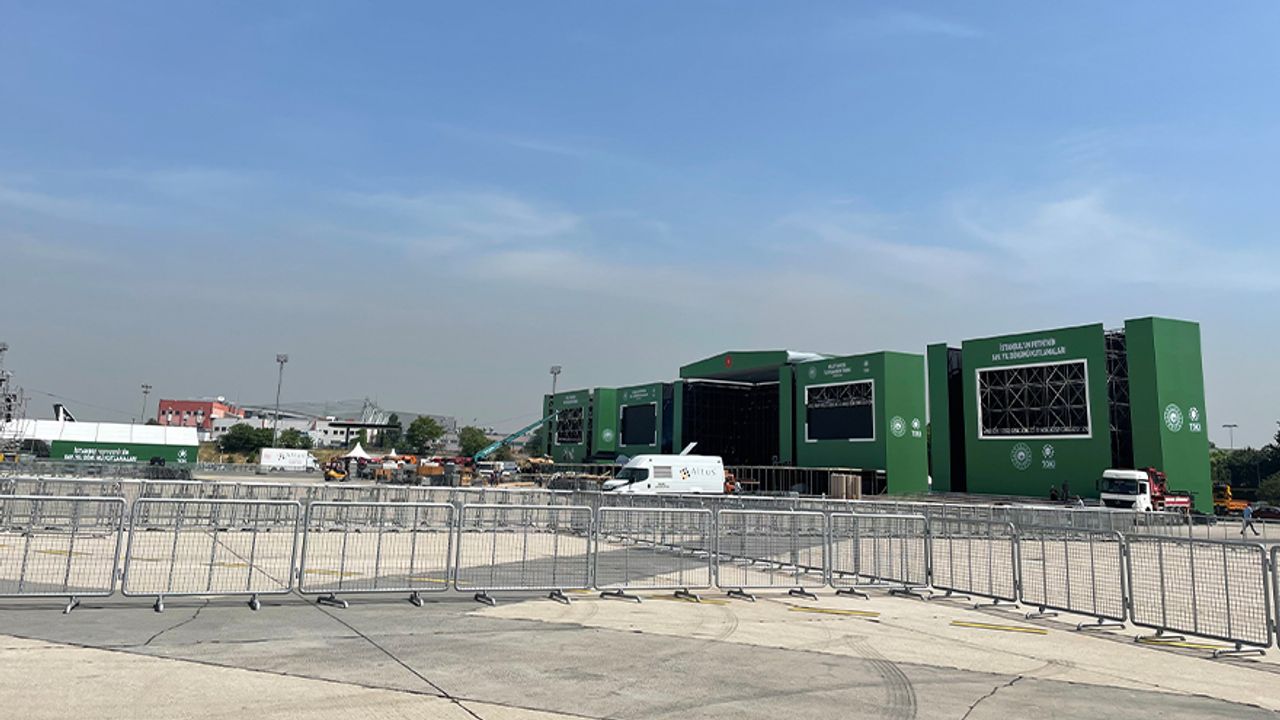 Atatürk Havalimanı Millet Bahçesi’ndeki hazırlıklar hız kesmeden sürüyor