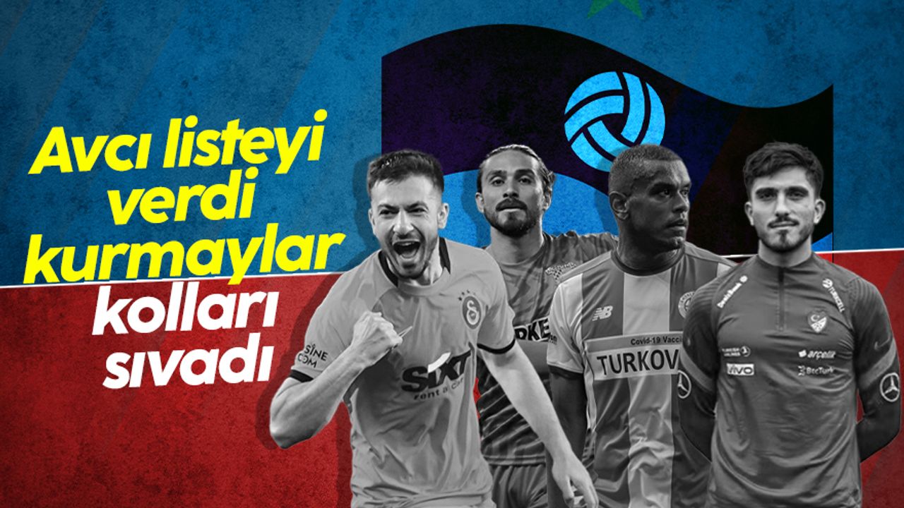 Trabzonspor, Süper Lig'in yıldızlarını transfer etmek istiyor
