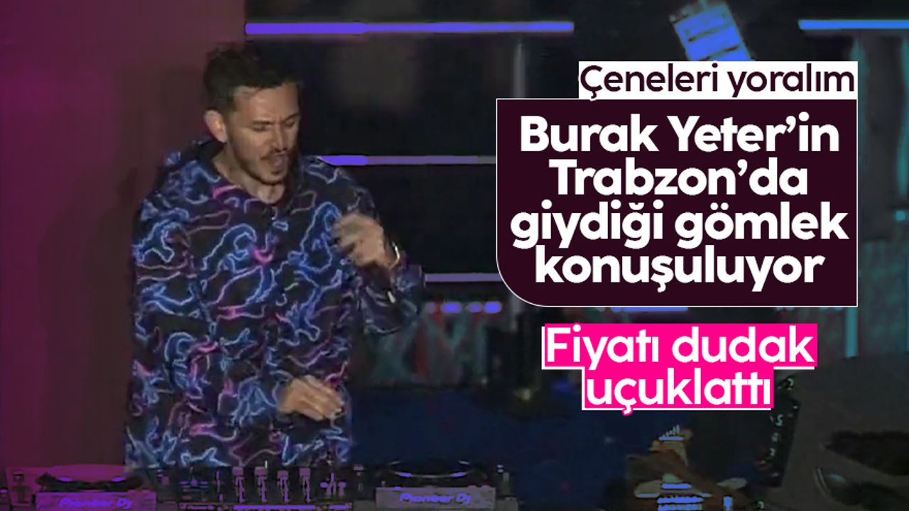 Burak Yeter'in Trabzonspor'un kupa töreninde giydiği gömleğin fiyatı dudak uçuklattı