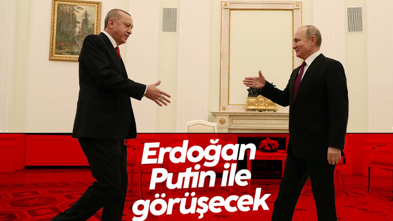 Cumhurbaşkanı Erdoğan, Vladimir Putin ile görüşecek