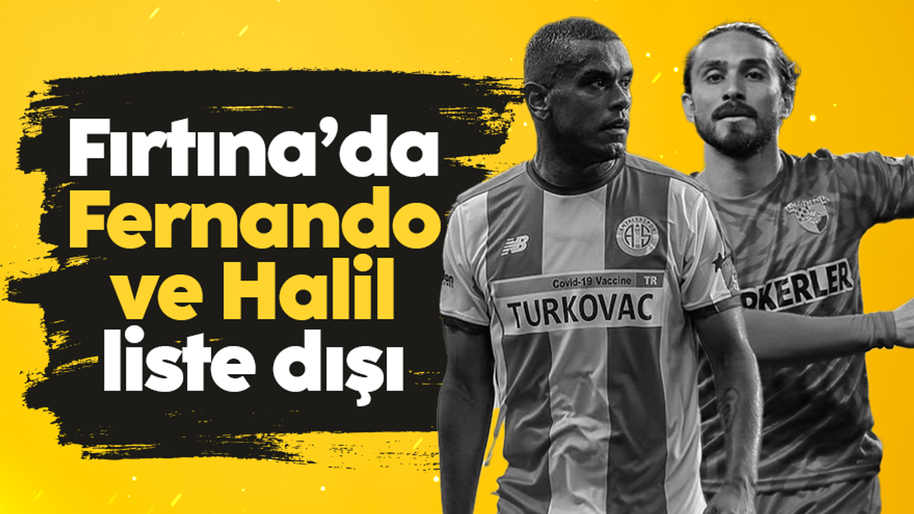 Trabzonspor, Halil Akbunar ve Fernando ile ilgilenmiyor