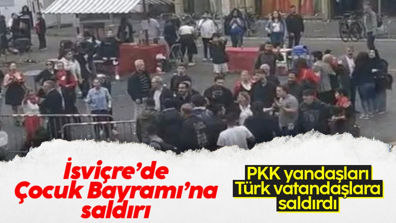 İsviçre'de PKK yandaşları, Türk vatandaşlarına saldırdı