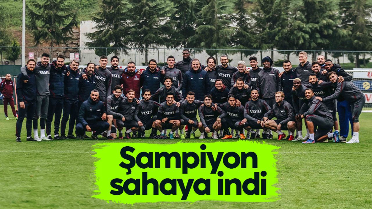 Trabzonspor, iznin ardından Hatayspor maçı hazırlıklarına başladı