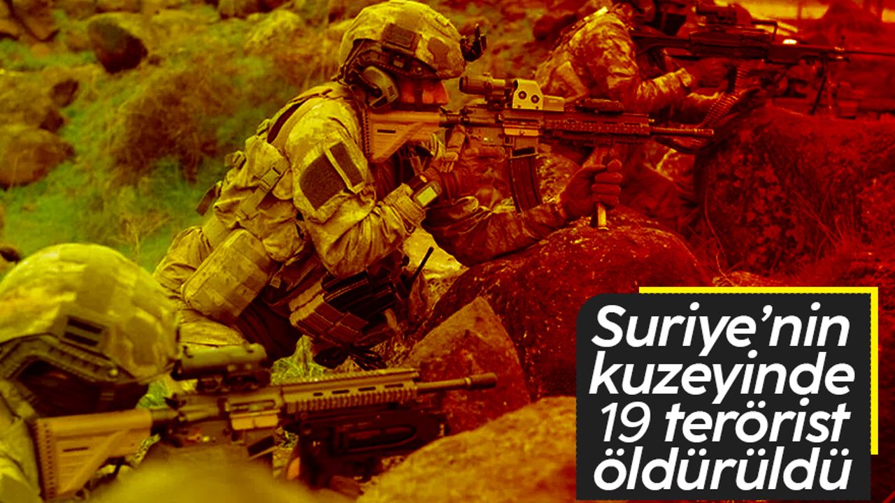 MSB açıkladı: Operasyon bölgelerinde 19 PKK'lı terörist öldürüldü