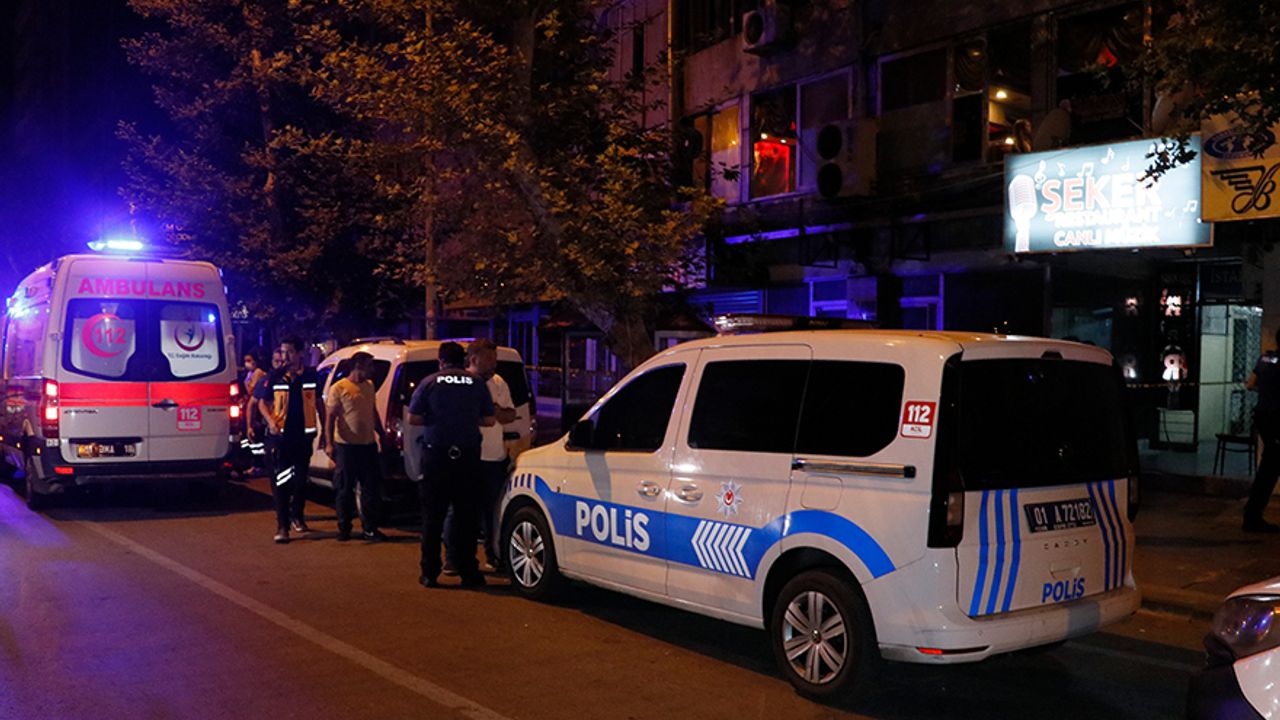 Adana'da bar içerisinde tabancayla vurulan kişi ağır yaralandı