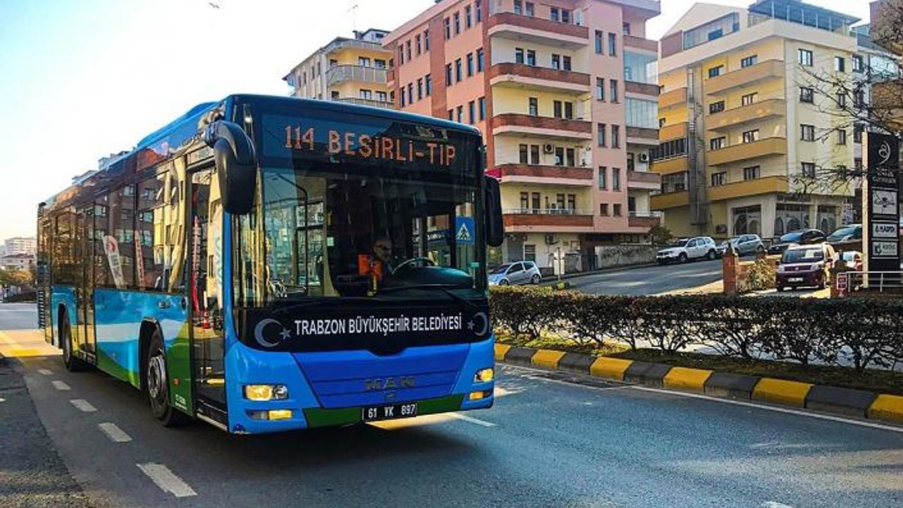 Trabzon'da YKS’ye gidercek öğrencilere ücretsiz ulaşım hizmeti