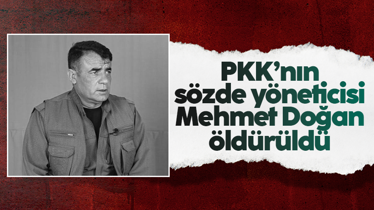 PKK'nın sözde yöneticilerinden Mehmet Doğan öldürüldü