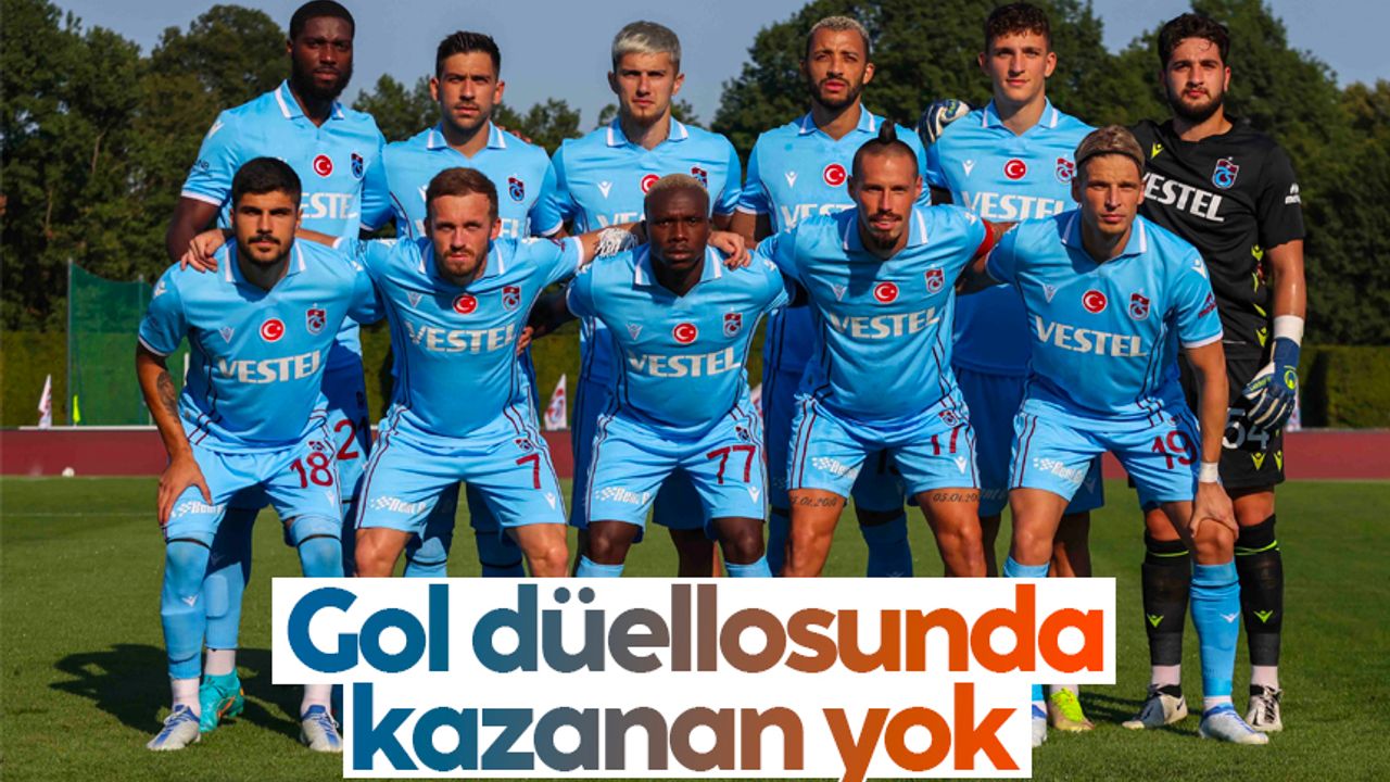 Trabzonspor, Slovacko ile 2-2 berabere kaldı