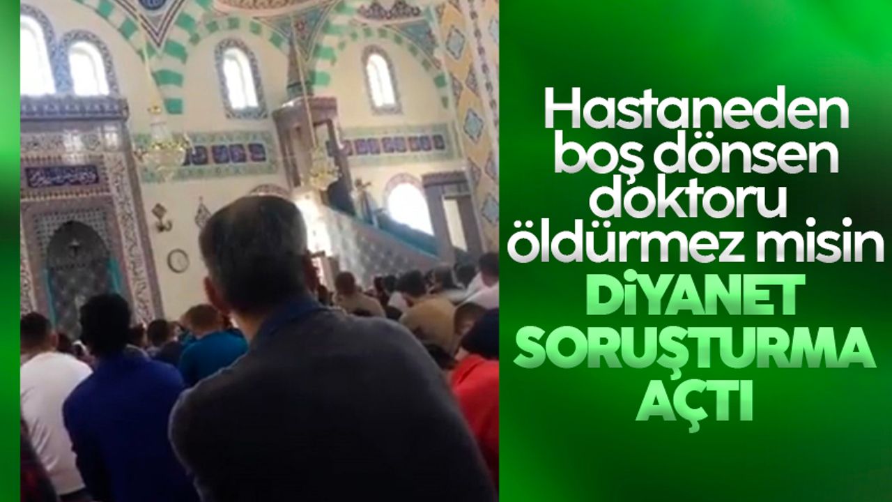 Diyanet İşleri Başkanlığı'ndan Konya'daki imam için soruşturma