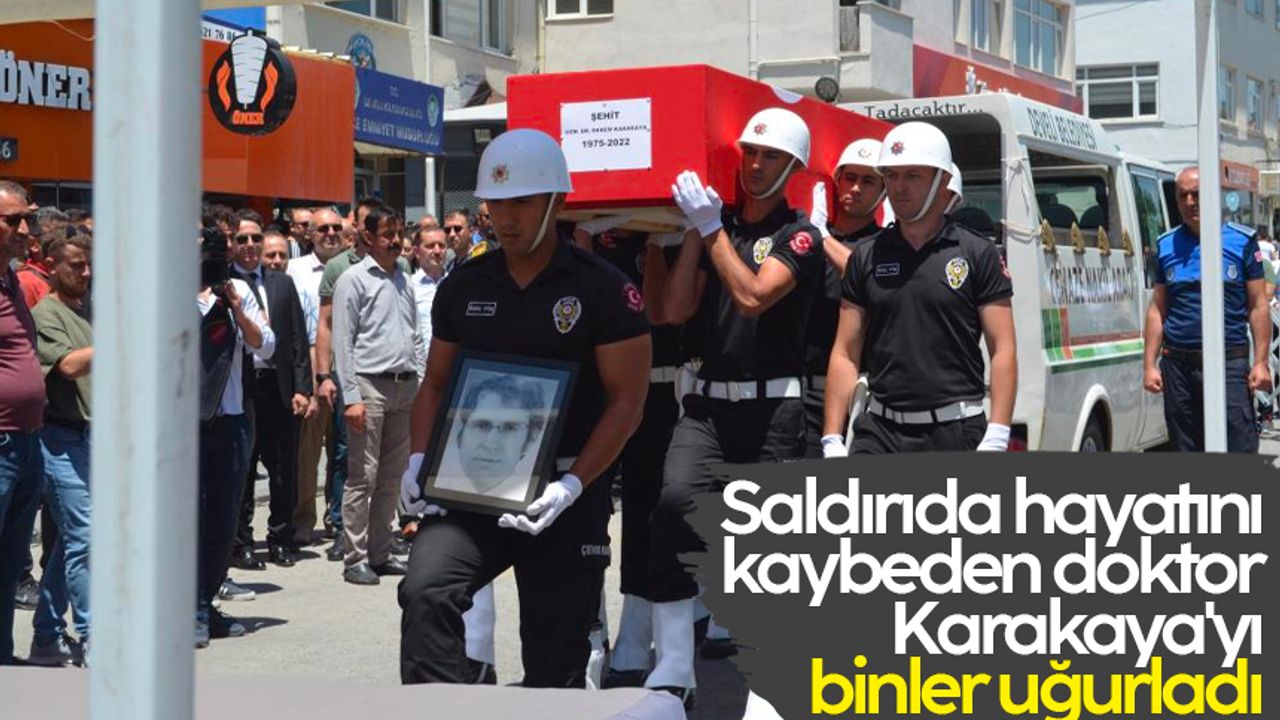 Konya'da öldürülen Dr. Ekrem Karakaya Kayseri'de son yolculuğuna uğurlandı