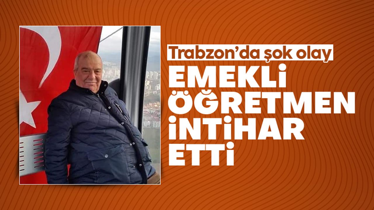 Trabzon’da intihar: Emekli öğretmen oturduğu apartmanın 7. katından aşağı atladı