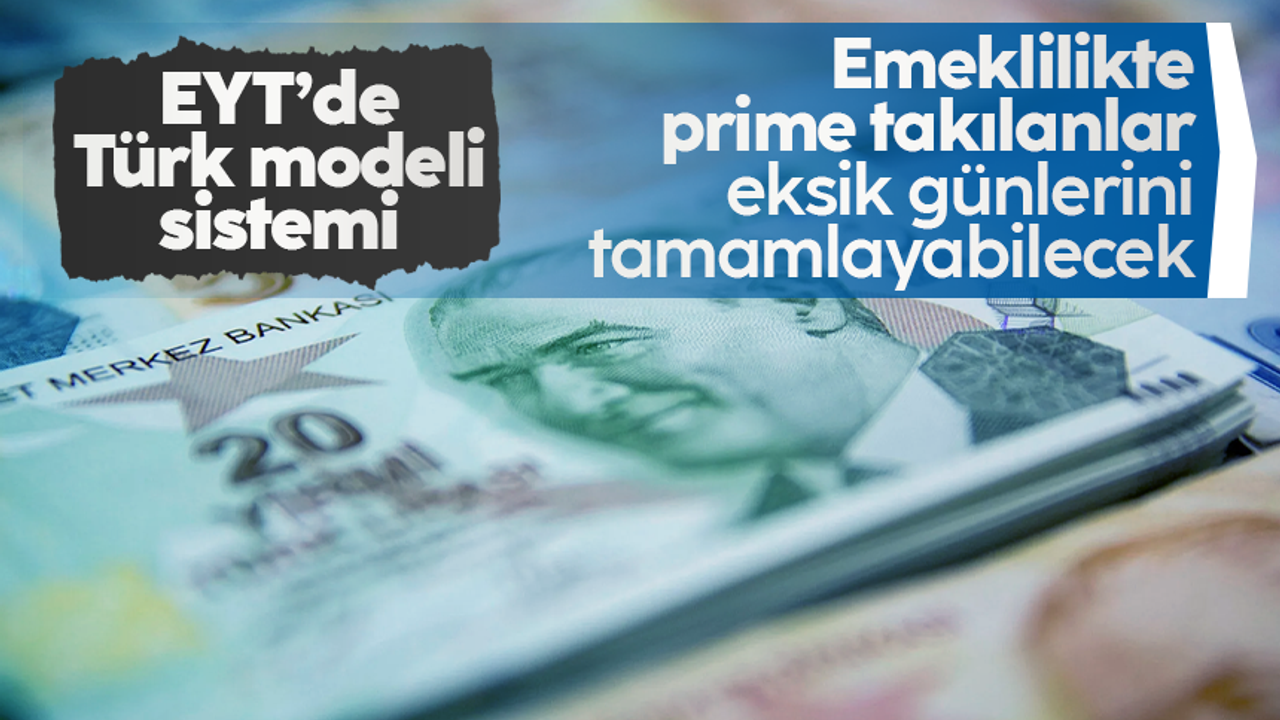 EYT'de çözüm için Türk modeli devreye giriyor