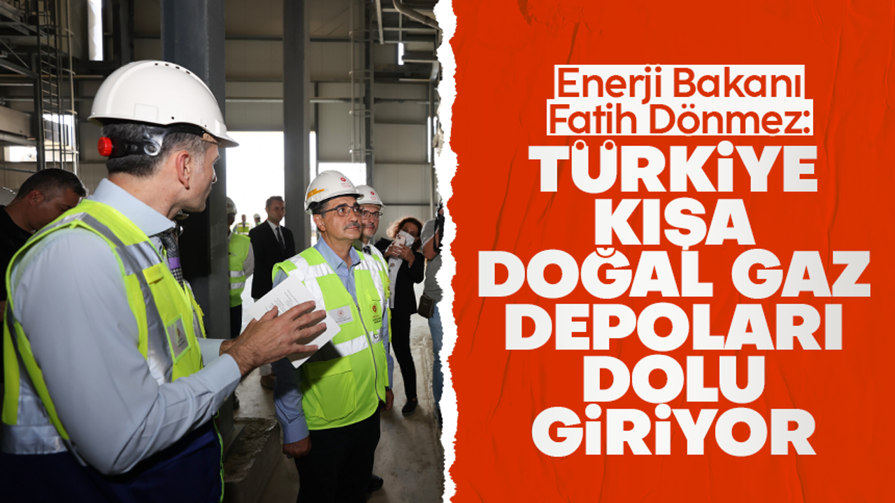 Fatih Dönmez duyurdu: Türkiye kışa doğal gaz depoları dolu giriyor