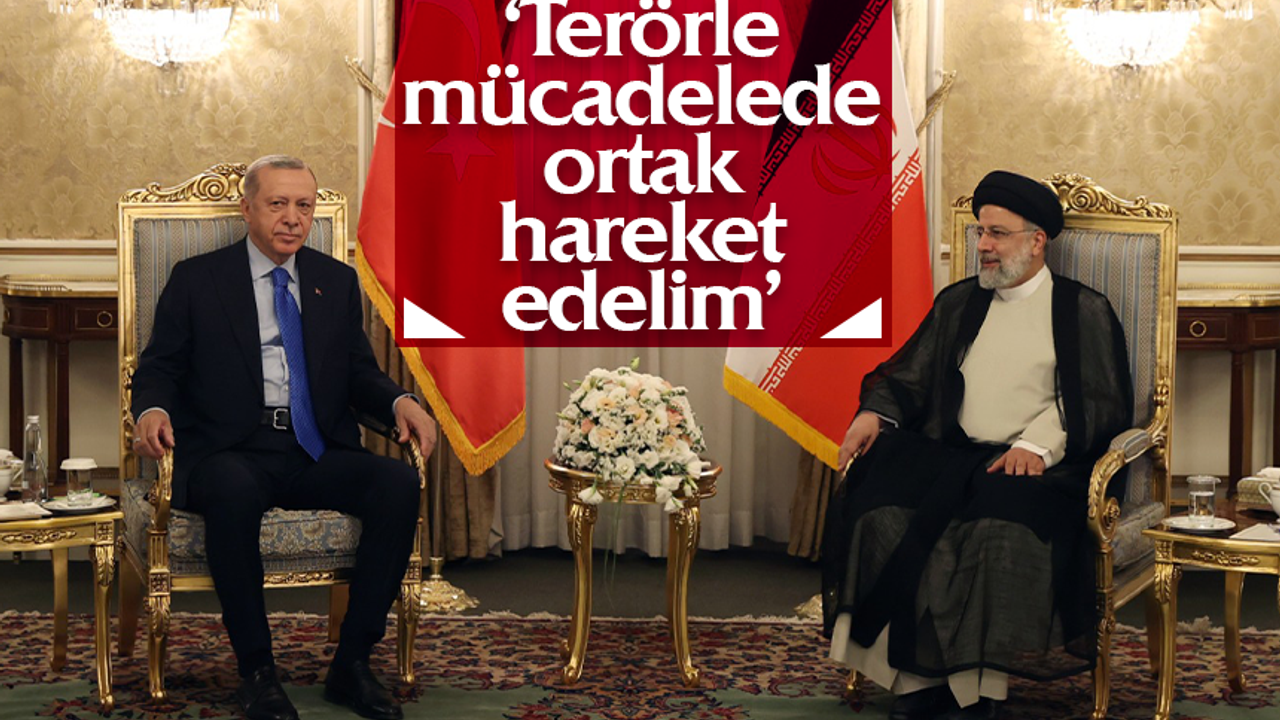 Cumhurbaşkanı Erdoğan ile İbrahim Reisi, ortak açıklama yaptı