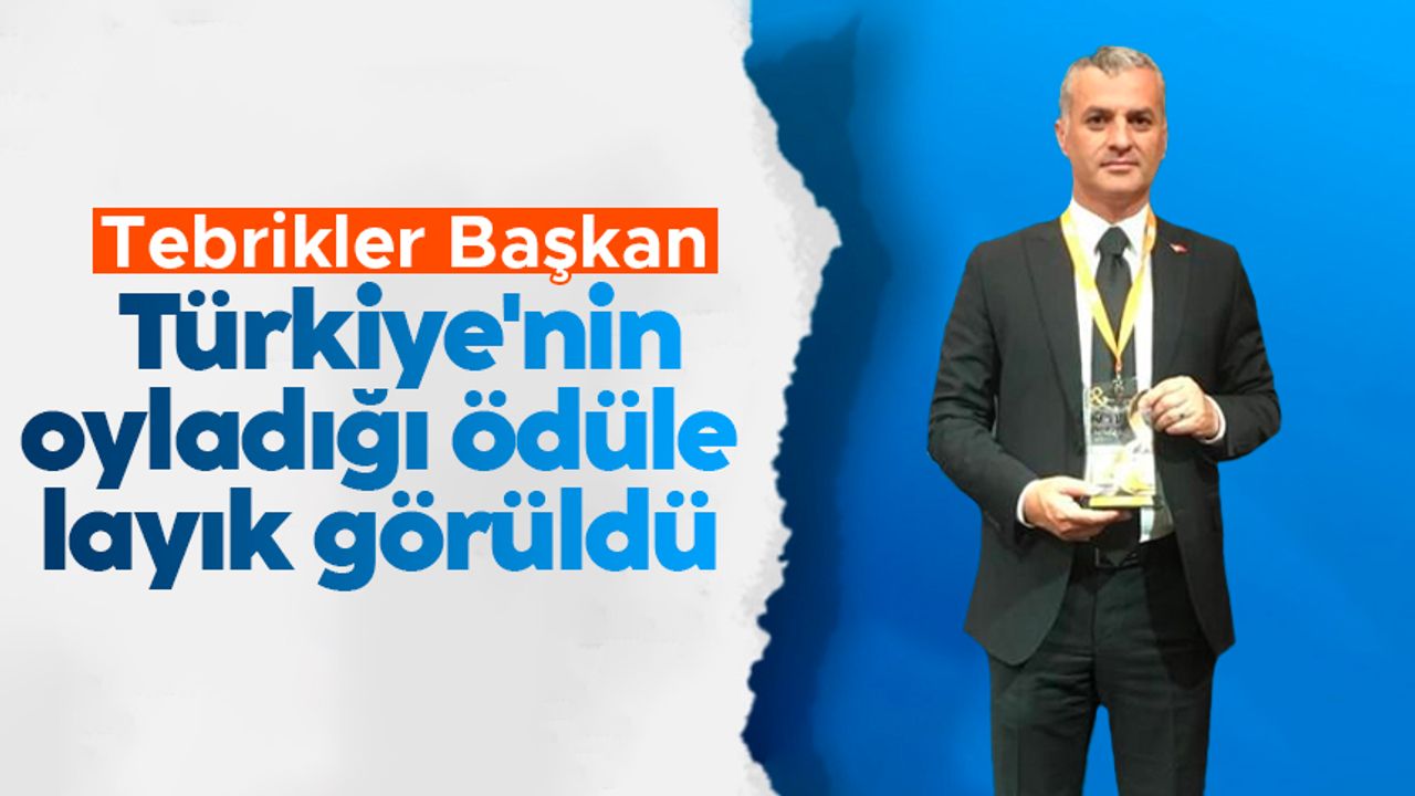 Başkan Bıyık, tüm Türkiye'nin oyladığı ödüle layık görüldü