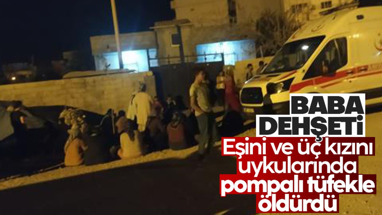 Şırnak'ta baba dehşeti: Ailesini katletti, sonra teslim oldu