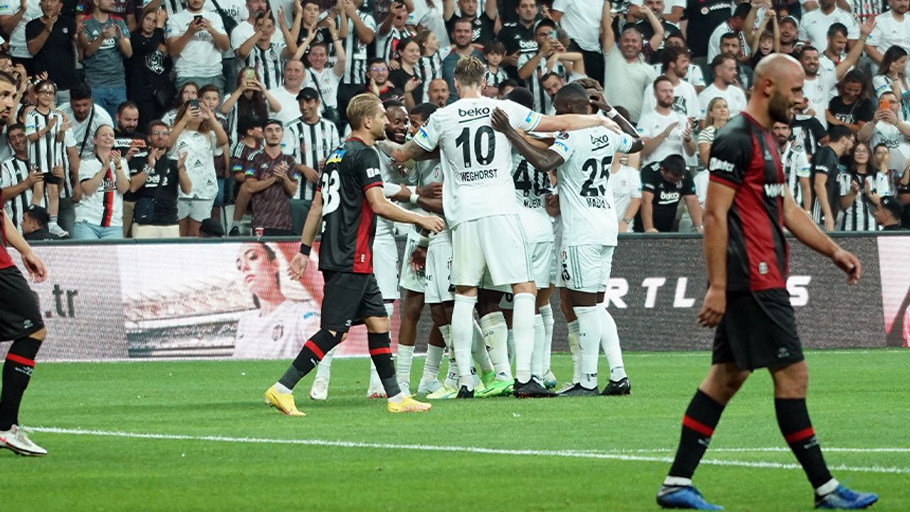 Beşiktaş, Fatih Karagümrük'ü 4 golle geçti