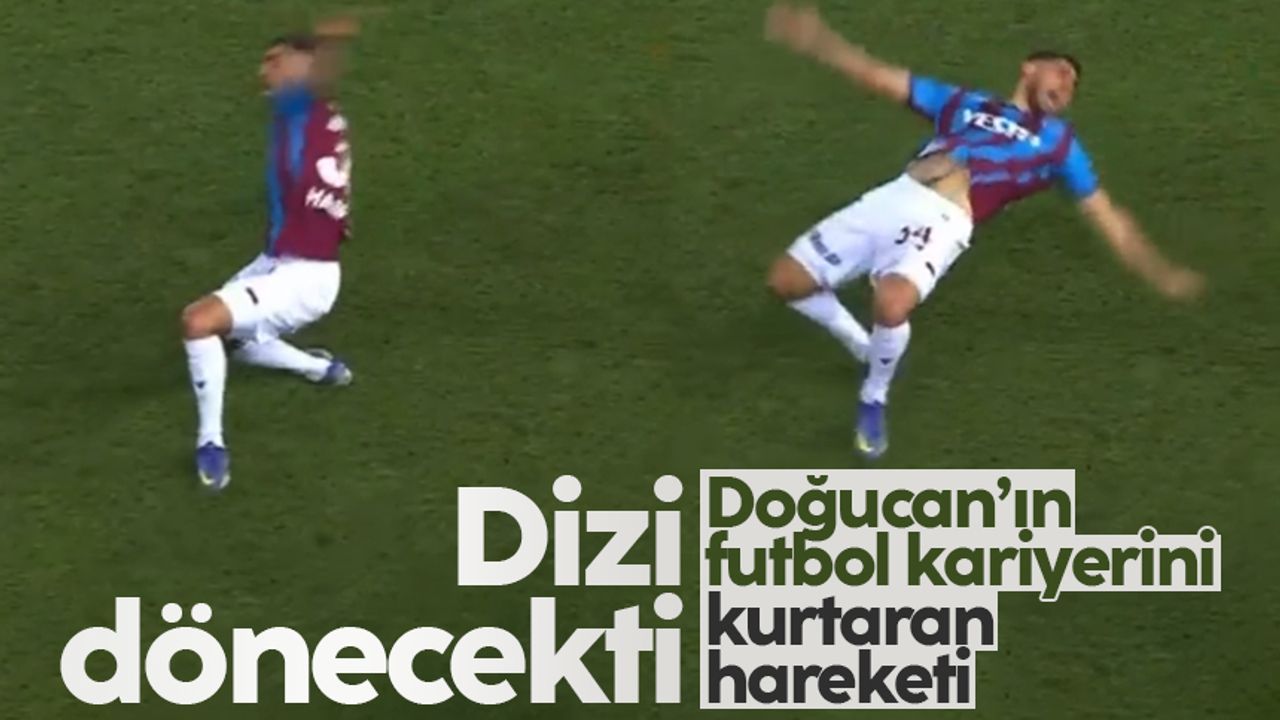 Trabzonsporlu Doğucan'ın o hareketi, futbol hayatını kurtardı