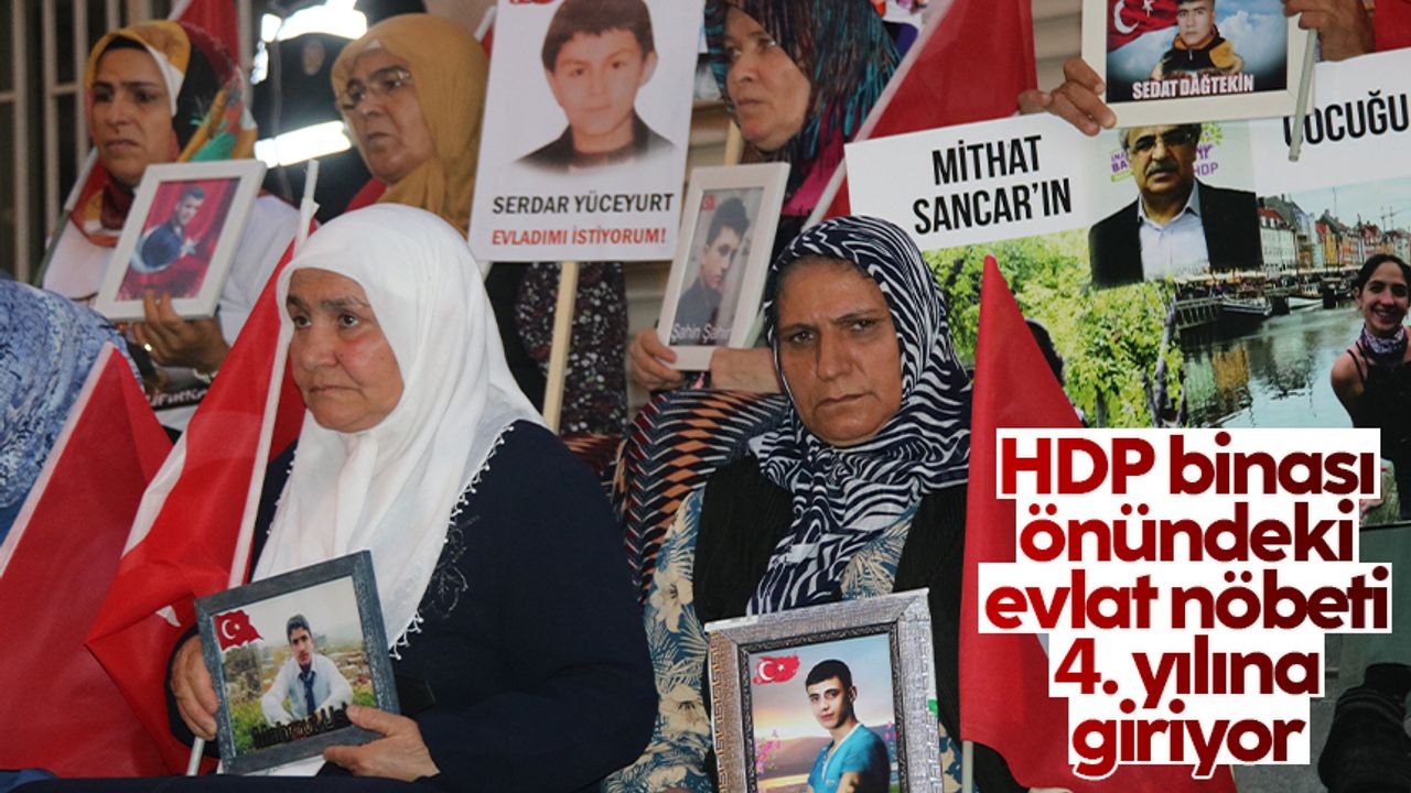 HDP Diyarbakır il başkanlığı önündeki evlat nöbeti 4’üncü yılına girecek: Aileler, destek çağrısında bulundu