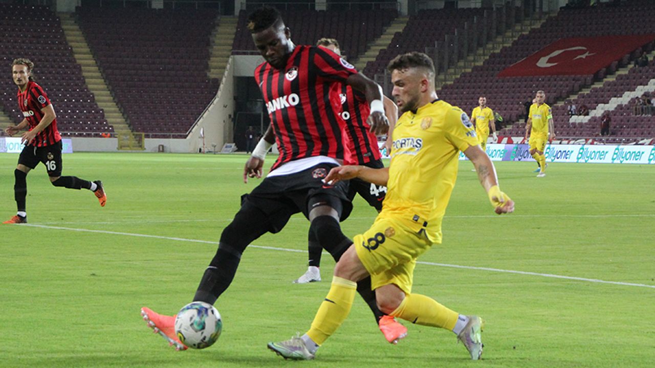Gaziantep FK, MKE Ankaragücü'nü tek golle mağlup etti