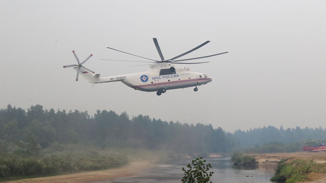 Rusya'da devam eden orman yangınında 12 bin hektarlık alan kül oldu