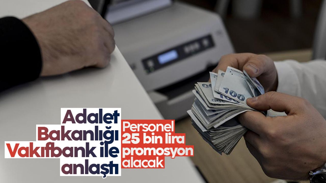Adalet Bakanlığı ve Vakıfbank arasında promosyon anlaşması