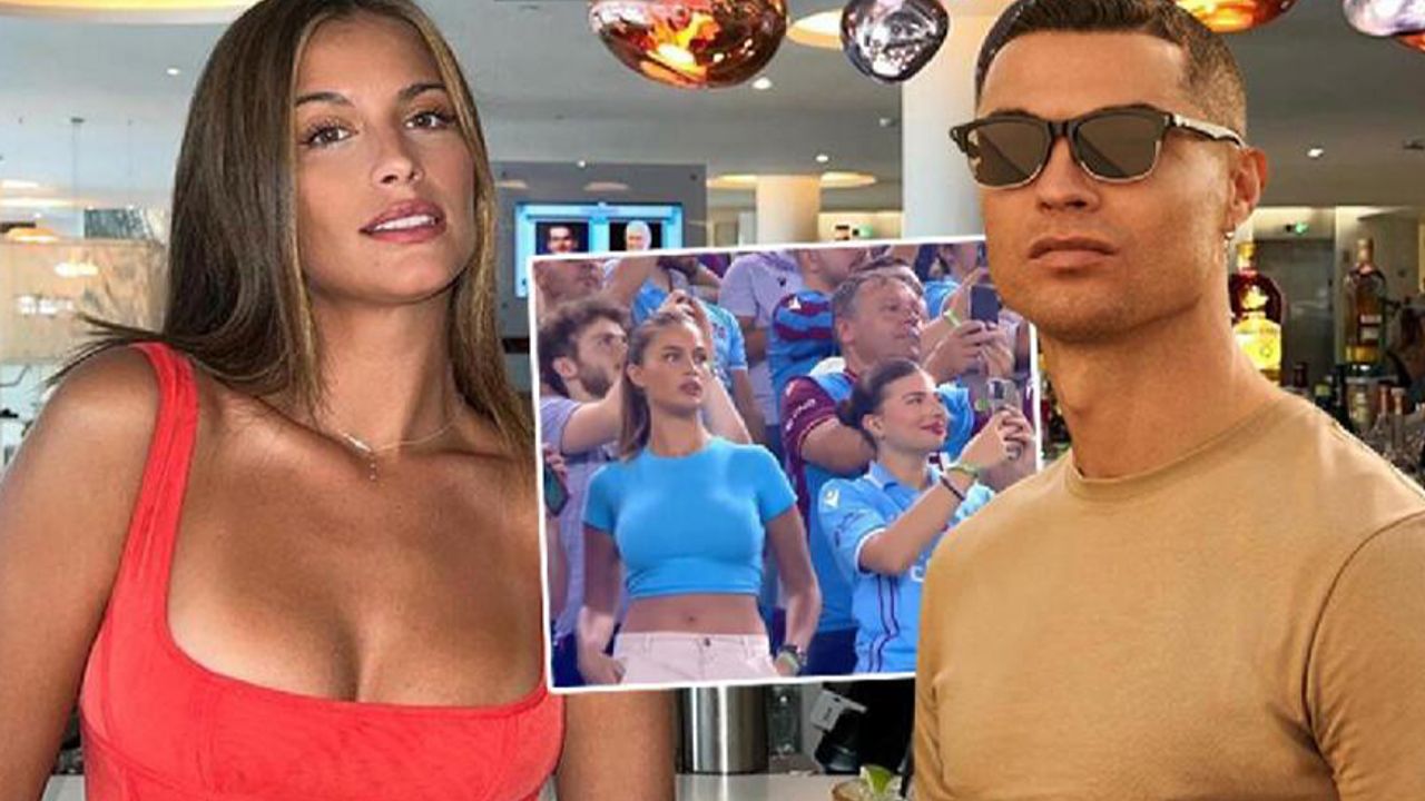 Trabzonspor - Kopenhag maçındaki gizemli güzel Cristiano Ronaldo'nun eski sevgilisi Desire Cordero çıktı