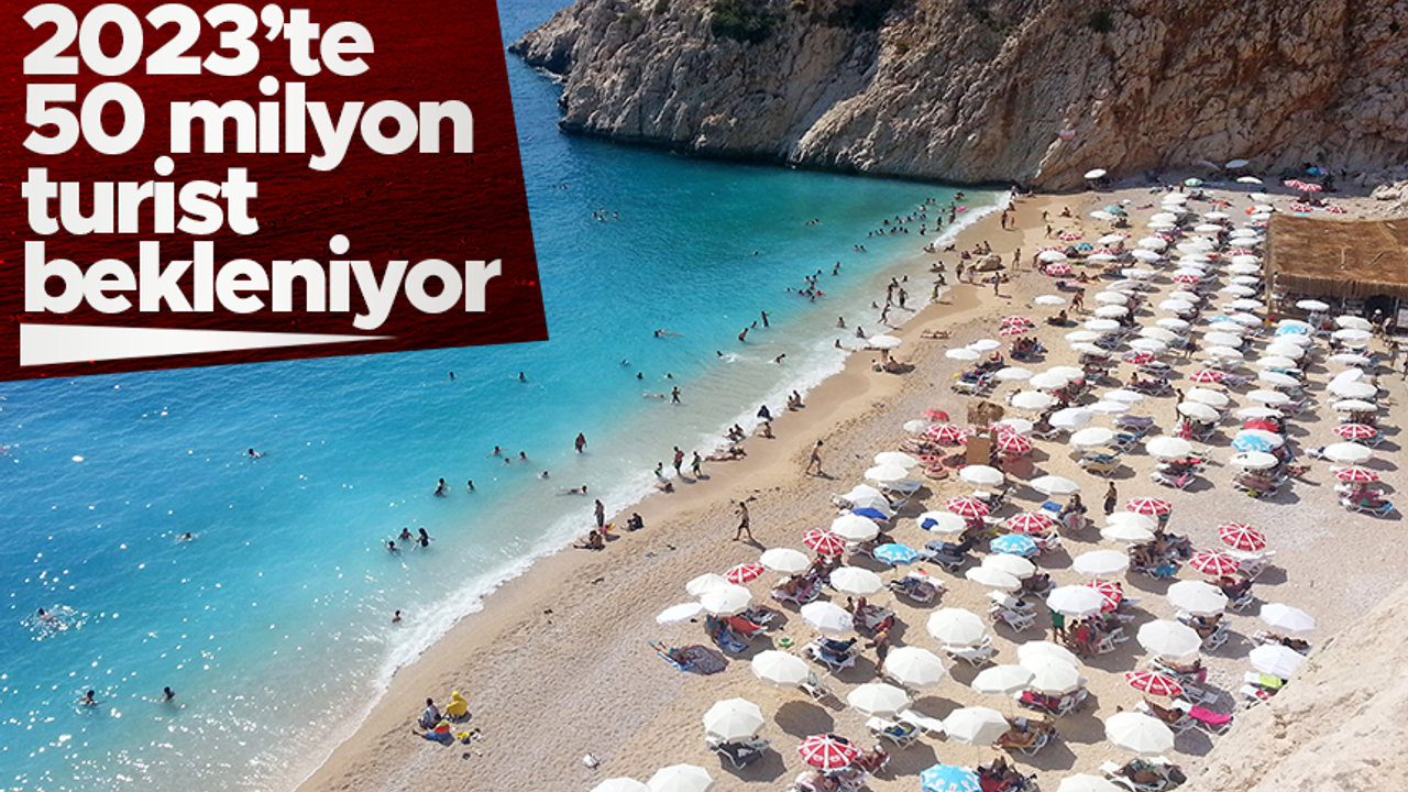 Türkiye 2023’te 50 milyon turist bekliyor