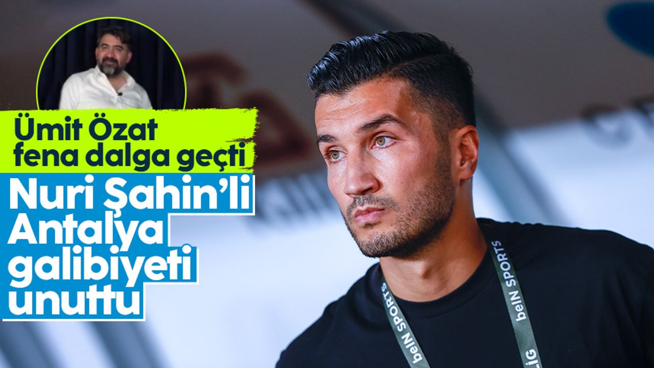 Nuri Şahin'in Antalyaspor'u ligde 4 maçtır mağlup oluyor