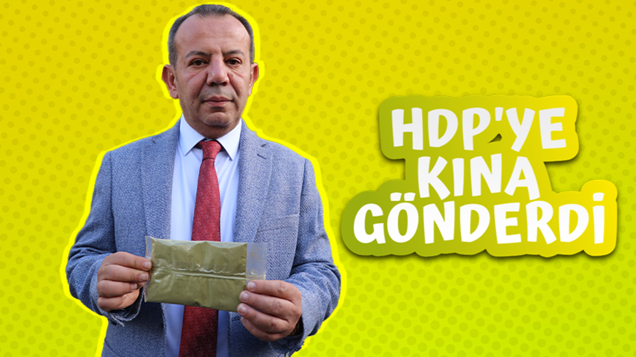 Bolu Belediye Başkanı Tanju Özcan, HDP’ye kına gönderdi