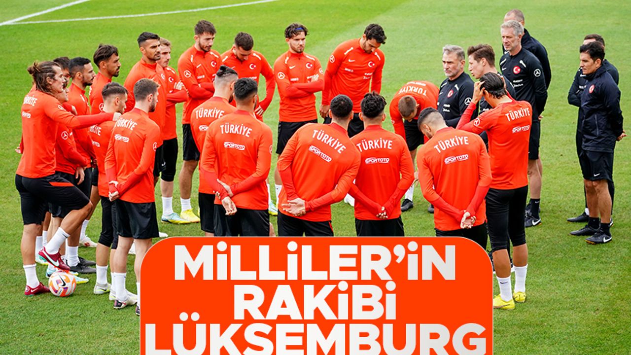 A Milli Takım, Lüksemburg maçı hazırlıklarını sürdürdü