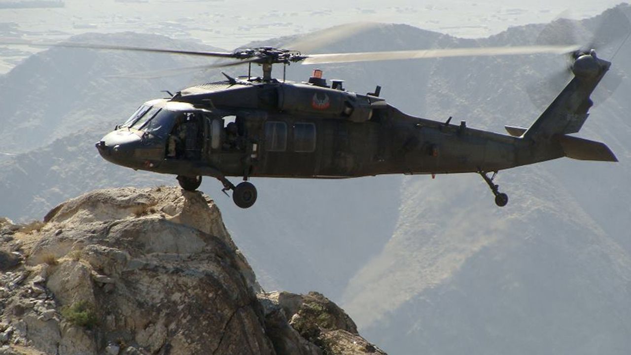 Pençe-Kilit Harekât bölgesinde Skorsky tipi bir helikopter kaza kırıma uğradı