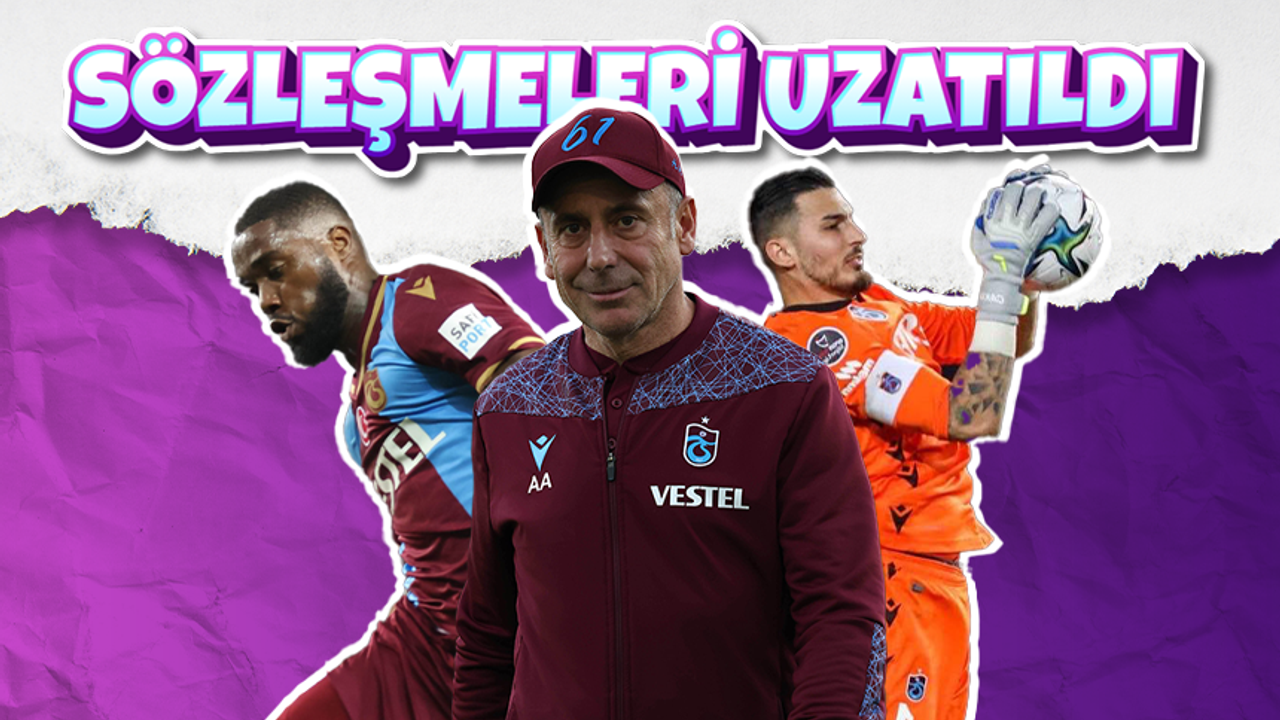 Trabzonspor'da Abdullah Avcı, Uğurcan Çakır ve Djaniny'nin sözleşmeleri uzatıldı