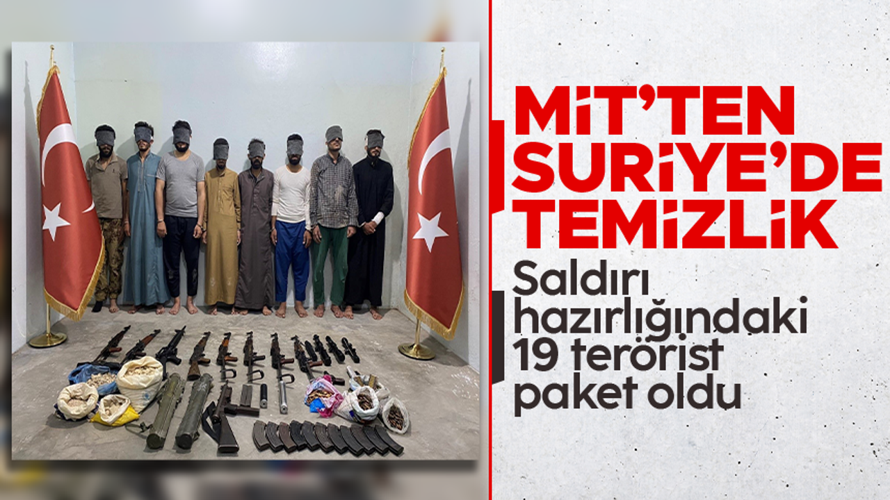 MİT’ten DEAŞ’a operasyon: "1’i ölü 19 DEAŞ mensubu yakalandı"