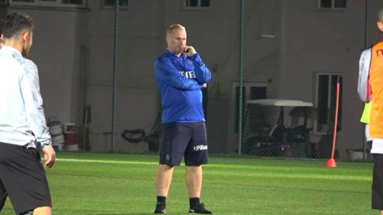 Taç antrenörü Thomas Gronnemark, Trabzonspor idmanında